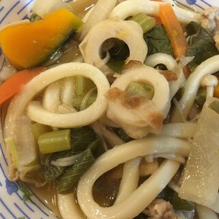 ちくわとかぼちゃのうどん